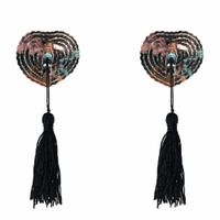 nakładki na sutki piersi serca z frędzlami erotyka