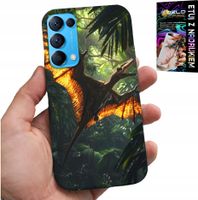ETUI DO OPPO RENO5 4G 5G - DINO DINOZAUR PTERODAKTYL FUTERAŁ PLECKI