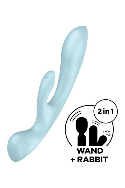 Króliczek Wibrator Masaż Łechtaczki Satisfyer Blue zdjęcie 2