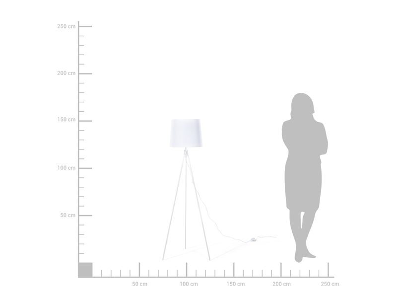 Lampa podłogowa biała SAMBRA zdjęcie 4