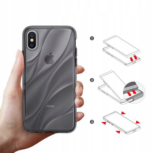 ETUI TPU POKROWIEC RINGKE FLOW IPHONE X + SZKŁO na Arena.pl