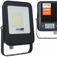 Naświetlacz LED Halogen Lampa Slim LED 50W 5000lm PREMIUM TUV SuperLED