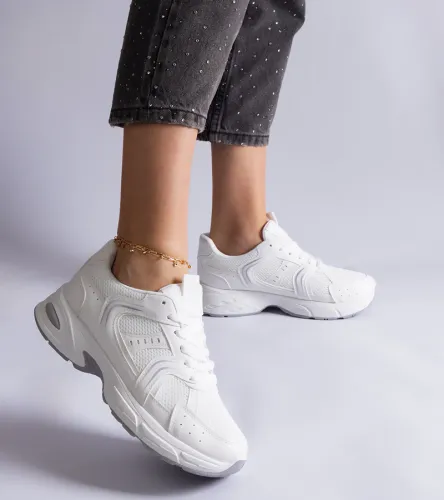 Białe sneakersy sportowe Ena 36 na Arena.pl