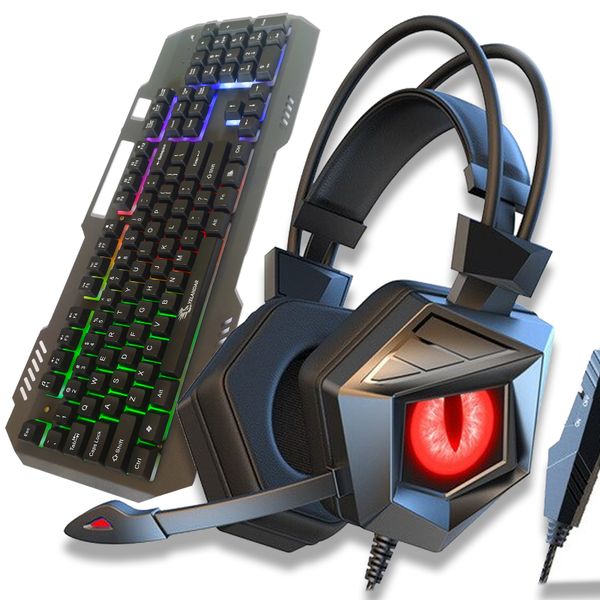 KLAWIATURA GAMINGOWA + SŁUCHAWKI ZESTAW GAMINGOWY DLA GRACZA zdjęcie 3
