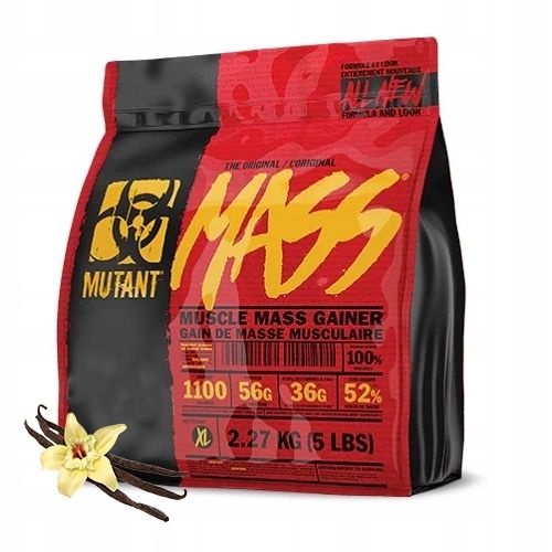 PVL MUTANT MASS NEW 2270g GAINER MASA SIŁA 2,3kg WEGLOWODANY ZLOZONE BIAŁKO na Arena.pl