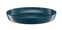 Podstawka plastikowa pod doniczkę CRISTAL 17 cm granatowa połysk