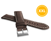 LAVVU XXL Naturalnie barwiony brązowy pasek NATURE ze skóry Top Grain - 20 XXL