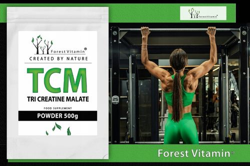 CZYSTA KREATYNA JABŁCZAN KREATYNY TCM 500g SIŁA I WYTRZYMAŁOŚĆ + MIARKA na Arena.pl