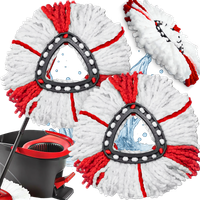 WKŁAD DO MOPA OBROTOWEGO VILEDA TURBO KOŃCÓWKI WKŁADY MEGA CHŁONNE 2 SZTUK