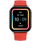 CANYON Smartwatch Chatter SW-58 BT-CALL Srebrno -Czerwony