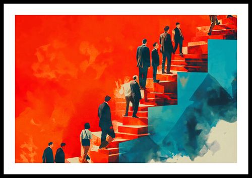 Plakat 60x40cm Metafory Sukcesu na Arena.pl