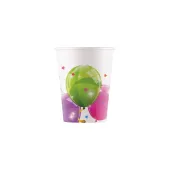 kubki papierowe sparkling balloons 200ml 8 szt.