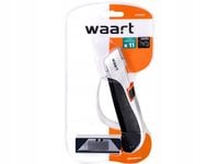 Nóż nożyk z automatycznie chowanym ostrzem trapezowym 19mm 11 ostrzy