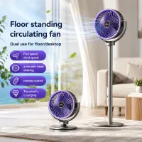 Cichy wentylator cyrkulacyjny 3w1 USB-C