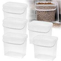 WIADRO WIADERKO PLASTIKOWE Z POKRYWKĄ ATEST SPOŻYWCZE 10L ZESTAW 5 SZTUK