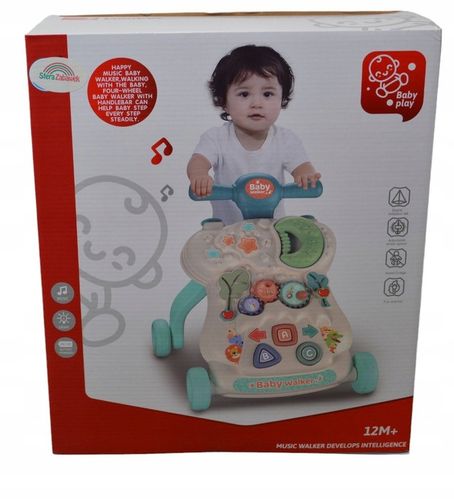 Chodzik Wielofunkcyjny Interaktywny Jeździk Pchacz 3w1 edukacyjny interakty na Arena.pl