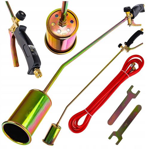 PALNIK GAZOWY DO PAPY DEKARSKI OPALANIA WYPALANIA CHWASTÓW PROPAN BUTAN 85C na Arena.pl