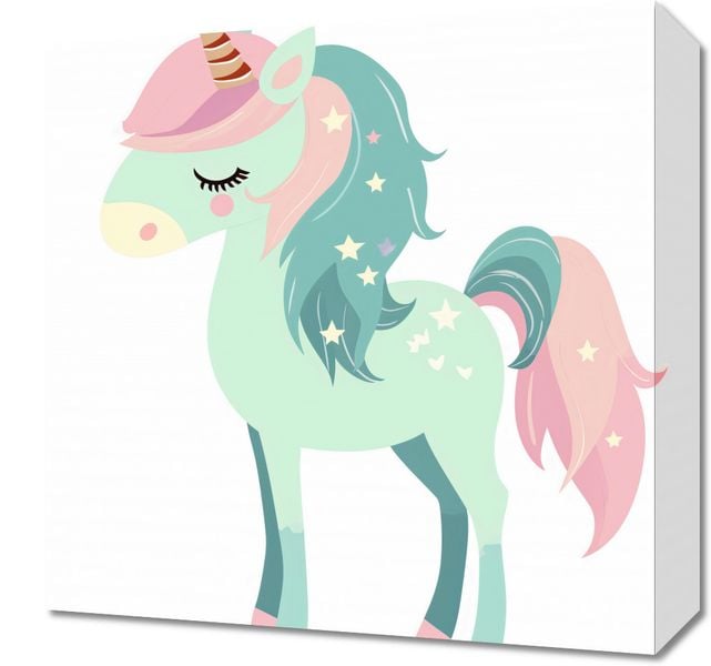 Obraz 40x40cm Jednorożec Marzeń zdjęcie 1