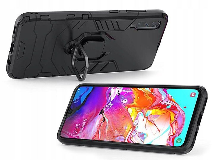 Spacecase X-Ring Galaxy A70 Czarny zdjęcie 2