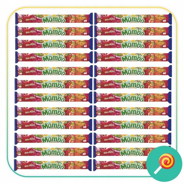 MAMBA Guma Rozpuszczalna 4szt 106G (op24szt) zdjęcie 6