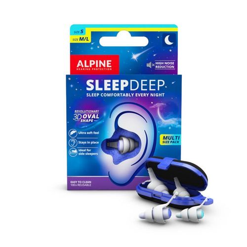 SleepDeep ALPINE dwupak multisize multipack zatyczek do spania dwa na Arena.pl