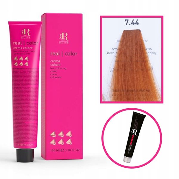 RR Line Farba do włosów 7,44 -100ml zdjęcie 1