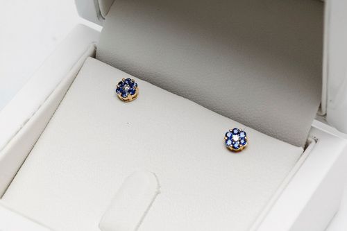 Złote kolczyki KBD3517 - Diament na Arena.pl