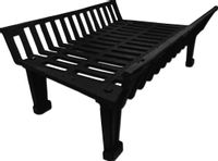 RUSZT NA NÓŻKACH NR 07 TRAPEZOWY ŻELIWNY GRILL