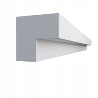 Listwa karniszowa 2m DLK17 9cm x 9cm maskownica szyny ozdobna schodki