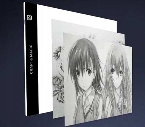 TABLET GRAFICZNY TABLICA BRIGHTPAD DESKA KREŚLARSKA RYSOWANIA LED A4 na Arena.pl