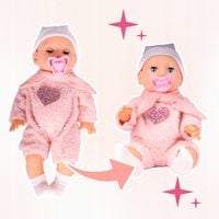 LALKA BOBAS W UBRANKU 35 CM MAŁA OPIEKUNKA ZESTAW SMOCZEK WYDAJE DŹWIĘKI