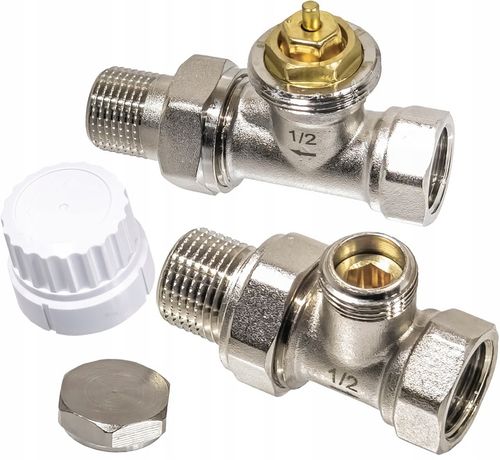 ZESTAW TERMOSTATYCZNY PROSTY Z NASTAWĄ WSTĘPNĄ ZAWÓR ZASILAJĄCY na Arena.pl