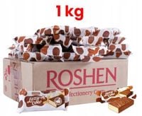 Roshen Wafelki Lazy Cow Batoniki W Czekoladzie Mleczne Kakaowe Wafelek