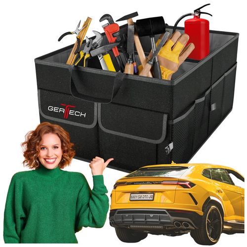 Organizer samochodowy DO BAGAZNIKA Torba rzepy Skrzynka Kufer Pojemny XL na Arena.pl