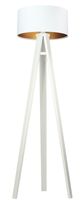 Lampa stojąca HOME 40 biała/złota/biała
