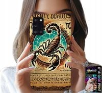 ETUI DO SAMSUNG GALAXY A31 - SKORPION ZNAK ZODIAKU ASTRONOMIA + FOLIA