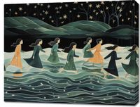 Obraz 90x70cm Nocna Procesja