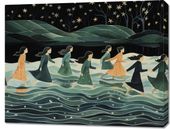 Obraz 90x70cm Nocna Procesja