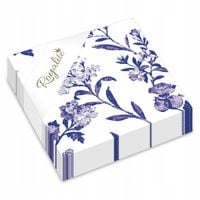 Serwetki 33/3/20 Kwiaty Fioletowe 8187