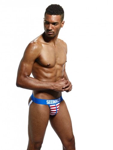 Jockstrap SEEINNER Magic Stripes (Blue) XL na Arena.pl