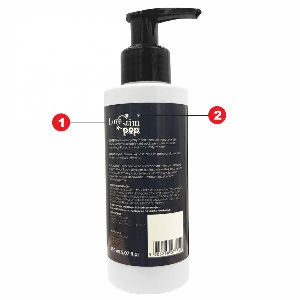żel pop gentelman 150ml zdjęcie 2