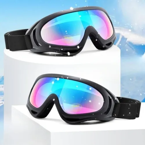 WYGODNE GOGLE NARCIARSKIE NARTY SNOWBOARD DESKA FILTR UV na Arena.pl