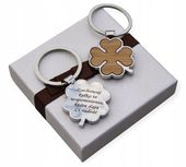 Brelok GRAWER koniczynka PREZENT do kluczy car na