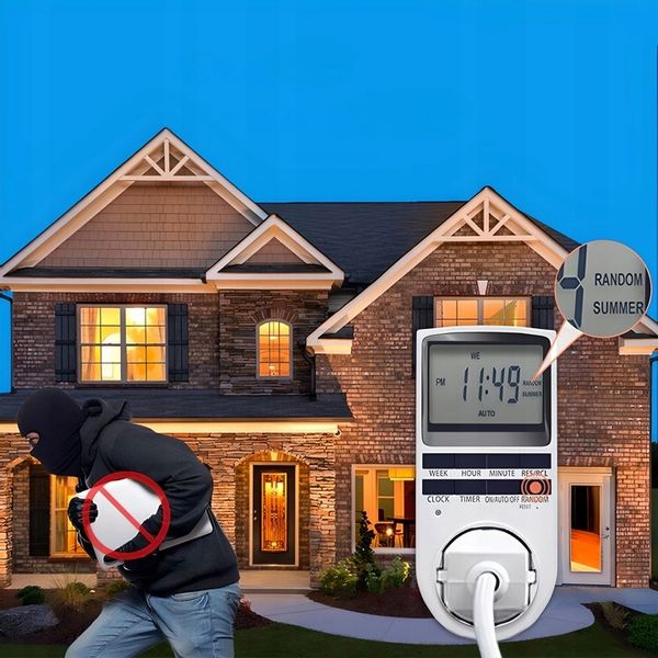 Programator Czasowy Timer Włącznik Wyłącznik Cyfrowy Elektroniczny Programy zdjęcie 15