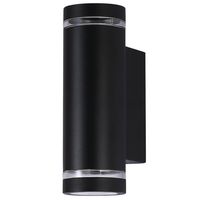 Lampa ścienna na taras Fondo OWL-2067-2-4K Italux LED 14W 4000K IP54 czarny