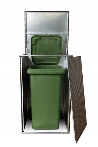 Obudowana śmietnik do ogrodu z technorattanu RD18 na Arena.pl