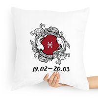 Poduszka Prezent Znaki Zodiaku Zodiakara Ryby Z Nadrukiem Ze Zdjęciem