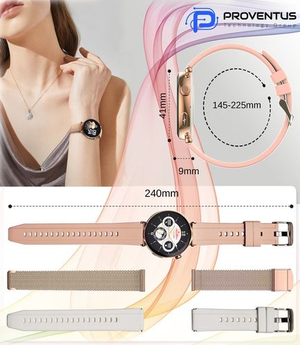 ZEGAREK SMARTWATCH DAMSKI FUNKCJA ROZMOWY EKG CIŚNIENIE MENU PL KARDIOWATCH na Arena.pl