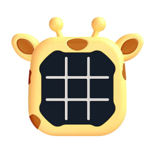 Gra Elektroniczna 3w1 Kółko i Krzyżyk Memory Żyrafa Żółta na Arena.pl