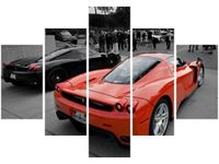 70 100CM OBRAZ 5 ELEM FERRARI ENZO AXION23 DRUK PŁÓTNO